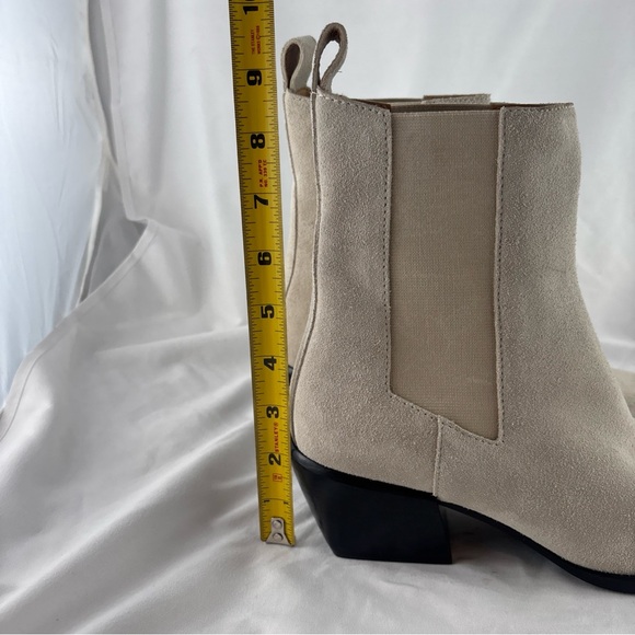Rag & Bone Joni Suede Leather Chelsea Boots Light Sand Women's 10 Euro 40 - Picture 15 of 15